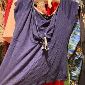 Hell Bunny brand navy blue top